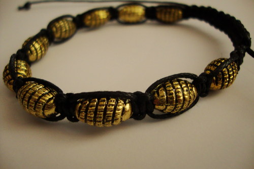 Náramek drhaný macramé — foto 2