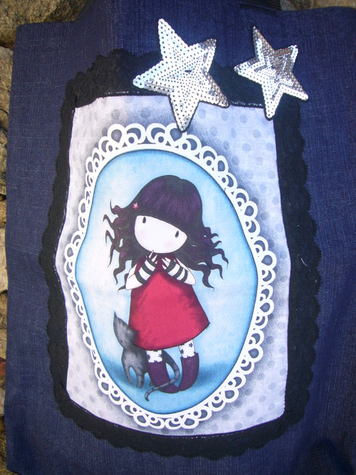 Kabeloša Santoro Red - blue denim — foto 4