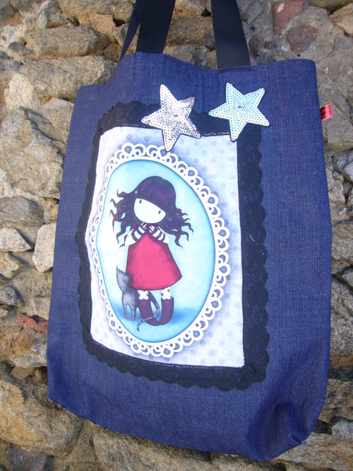 Kabeloša Santoro Red - blue denim — foto 6