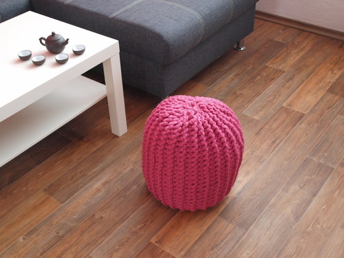 Růžový roztomilý puff — foto 5