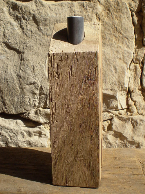 Svícen domeček - ořech " struktura" — foto 2
