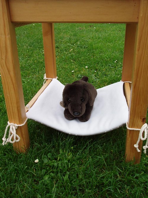 Kočičí hamaka pod židli — foto 6