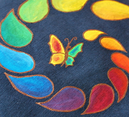 Meditační polštář "Duhový.." — foto 2