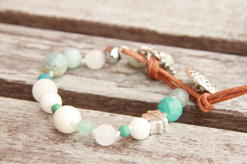 Boho náramok-aqua — foto 2
