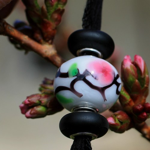 "Sakura" sklo+stříbro Ag — foto 3