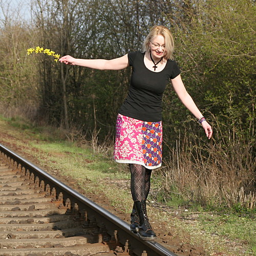 Echinová ..sukně pro velký holky S/M — foto 6