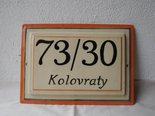Keramické domovní číslo — foto 3
