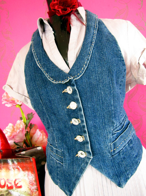 Jeans vestička — foto 2