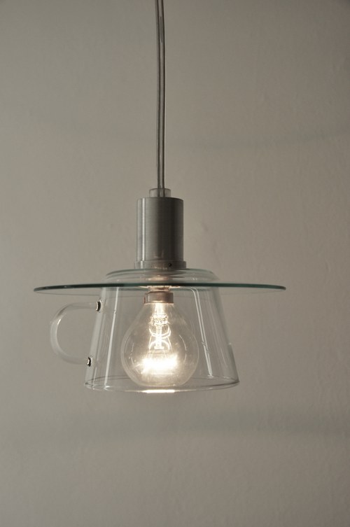 Lampa - Glas och metall — foto 4