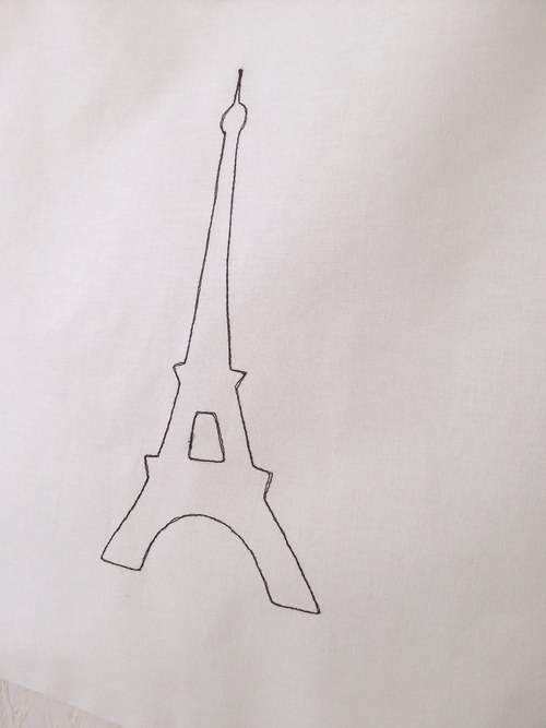 Plátěná taška Eiffel tower — foto 3