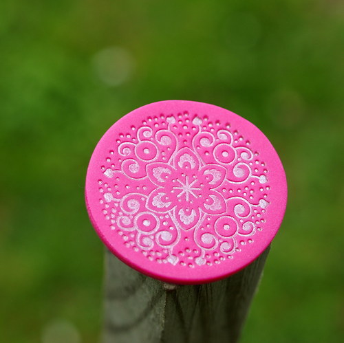 Fimošon - ornament růžovostříbrný — foto 2