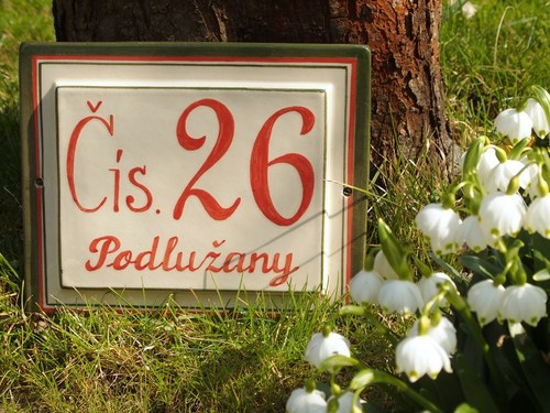 Keramické číslo na zakázku — foto 2