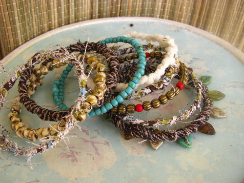 Boho náramky - Earth — foto 3