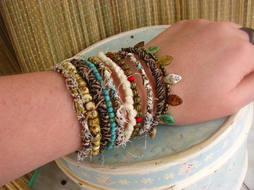Boho náramky - Earth — foto 4
