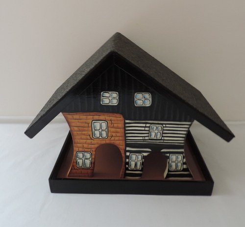 Krmítko pro ptáčky-roubenka deluxe — foto 2