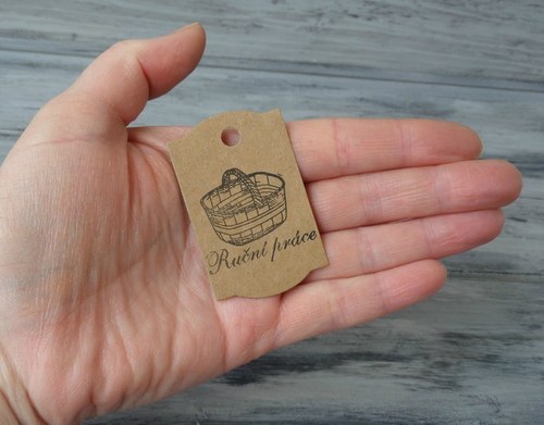 "Hand made" košík 30ks VÝPRODEJ — foto 2