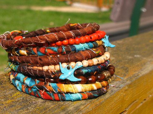 Boho náramky - Africa II — foto 3