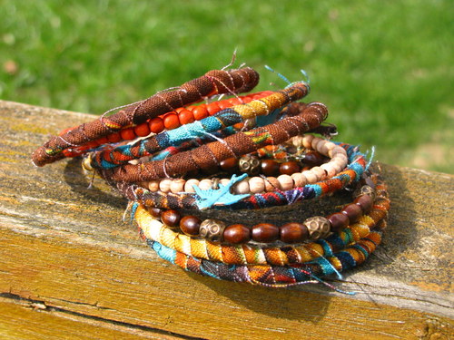 Boho náramky - Africa II — foto 5