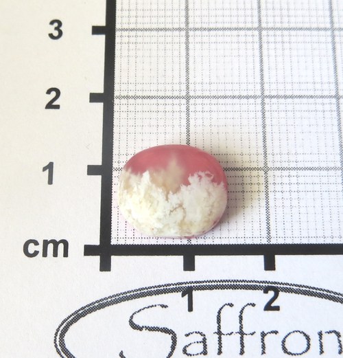 Dendritický achát s Thulitem, (červánková ) C11 — foto 2