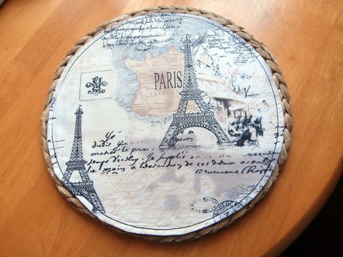 Kulaté prostírání Paris — foto 3