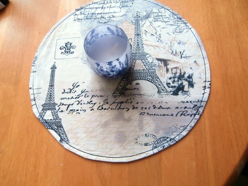 Kulaté prostírání Paris — foto 4
