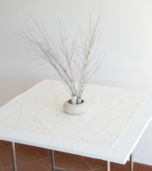 Ubrus 60x60 s puntíky — foto 5