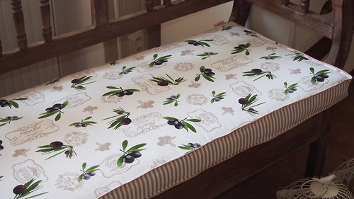 Futon Provence olivy + pruh — foto 3