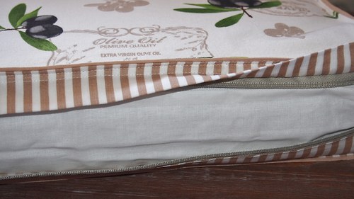 Futon Provence olivy + pruh — foto 5