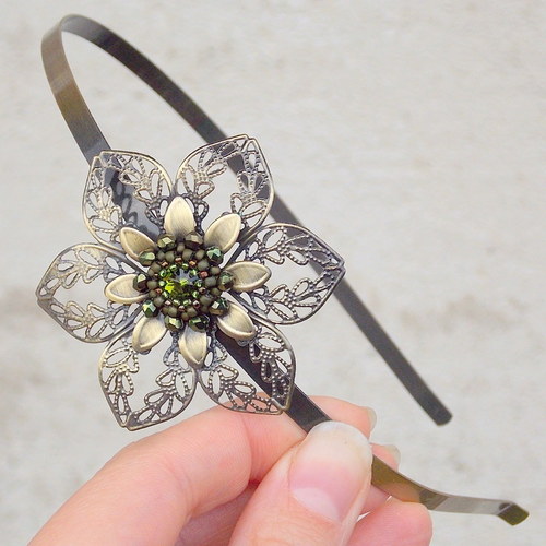 Lesní Kouzelnice - Swarovski...čelenka... — foto 4