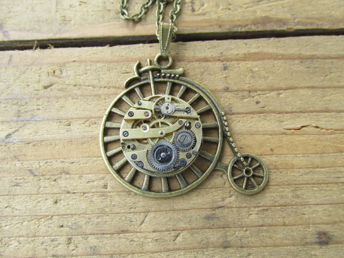 Staré Kolo........steampunkový Přívěsek — foto 2