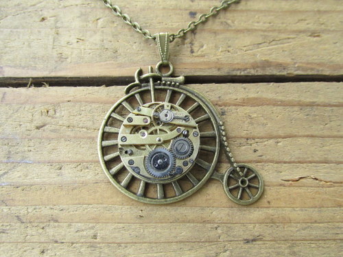 Staré Kolo........steampunkový Přívěsek — foto 3