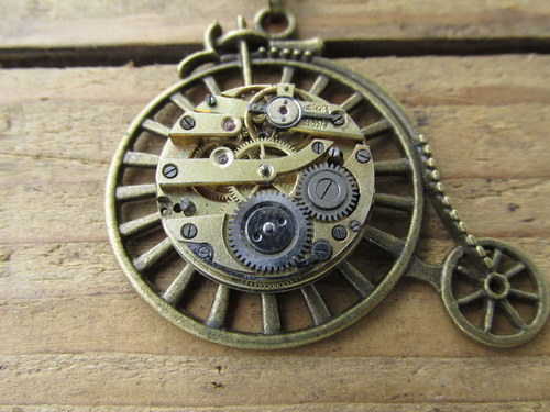 Staré Kolo........steampunkový Přívěsek — foto 4