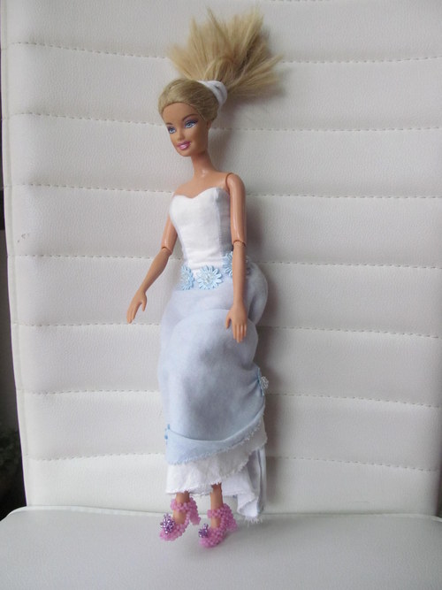 Starorůžové botičky pro Barbie — foto 4