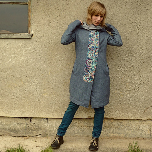 Coco Wool Coat - jarní kabátek s kapucou — foto 2