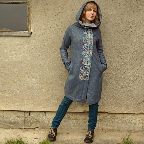 Coco Wool Coat - jarní kabátek s kapucou — foto 4