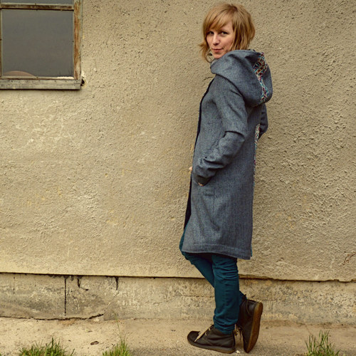 Coco Wool Coat - jarní kabátek s kapucou — foto 5