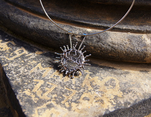 Nerezový náhrdelník......." Silver sun " — foto 2