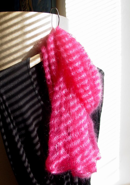 BAREVNÝ OKAMŽIK- pink šála — foto 2