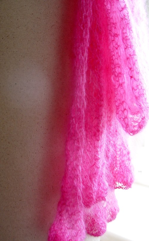 BAREVNÝ OKAMŽIK- pink šála — foto 5