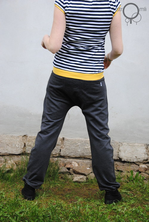 Šedavé turecké tepláky, vel. M-L SLEVA — foto 2