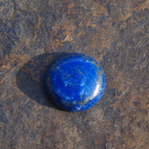 Lapis lazuli kabošon č.1747 — foto 2