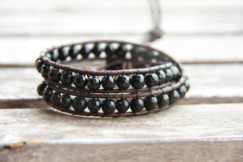 Wrap náramok onyx — foto 2