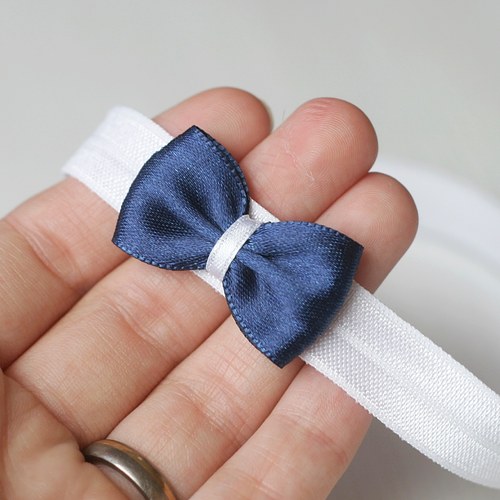 Čelenka pro newborn - modrá minimašlička — foto 2