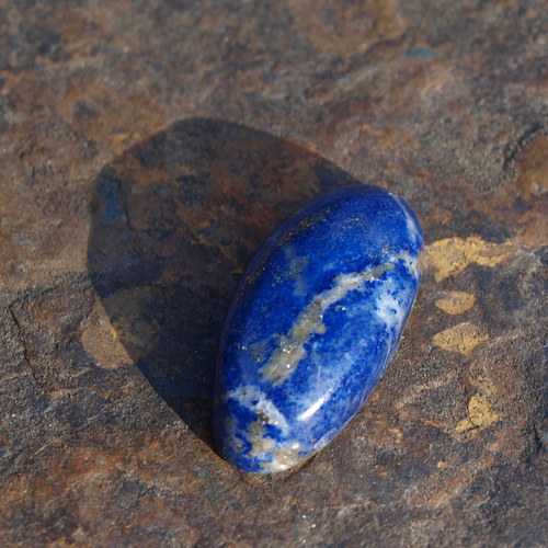 Lapis lazuli kabošon č.1748 — foto 2