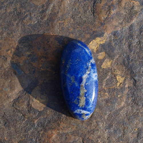 Lapis lazuli kabošon č.1748 — foto 3
