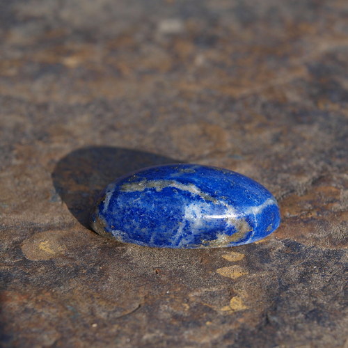 Lapis lazuli kabošon č.1748 — foto 4