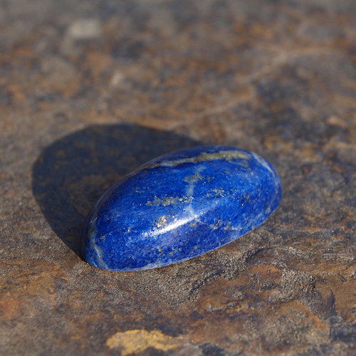 Lapis lazuli kabošon č.1748 — foto 5