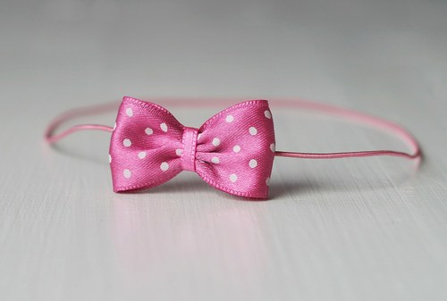 Čelenka pro newborn - puntíkatá minimašlička — foto 3