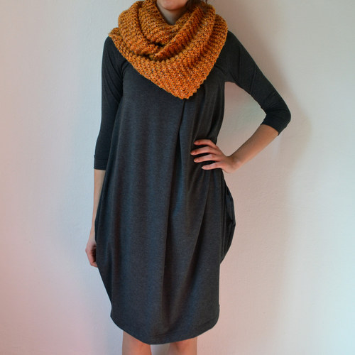 Šaty WIDE Gray Melange — foto 2