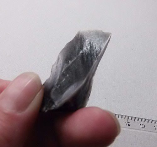 Obsidián stříbrný surový - L-7 — foto 2